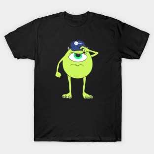 Green monster cartoon characters T-Shirt